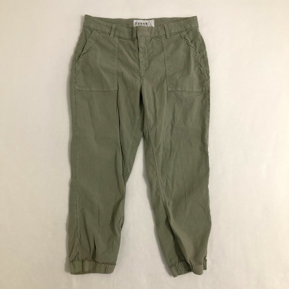 Frank & Eileen Jameson Jogger Womens Size 12 Italian Performance Utility Linen